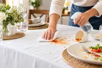 How to Clean a Dining Tablecloth and Remove Tough Food Stains