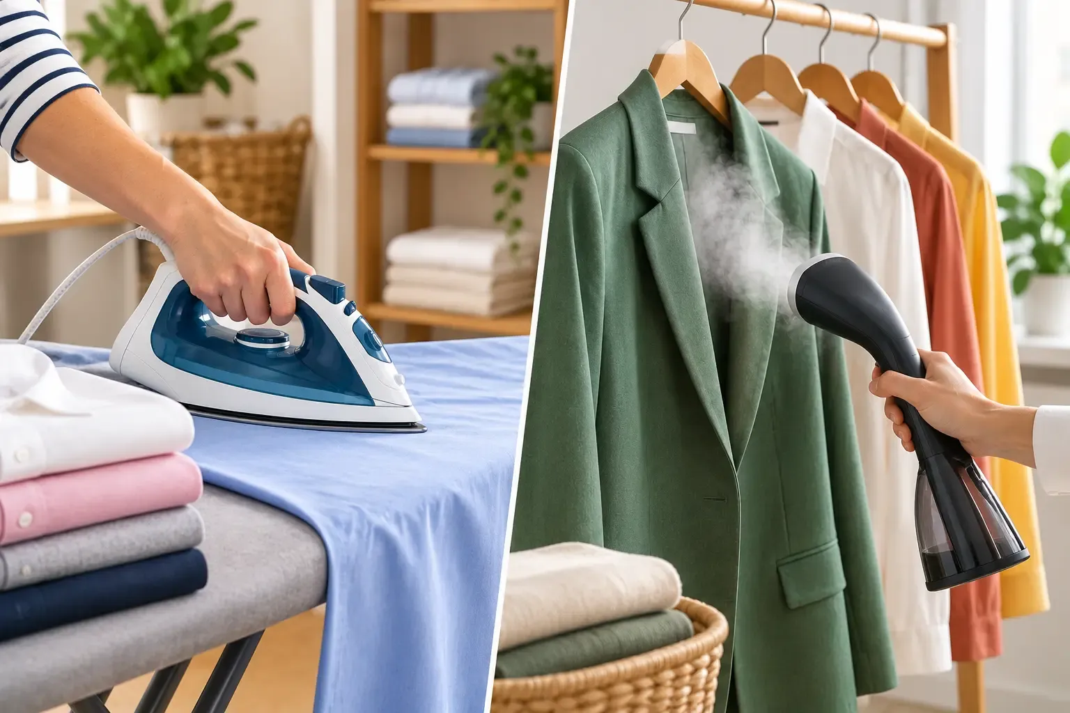 Ironing vs Steaming How to Choose the Right Method for Your Clothes