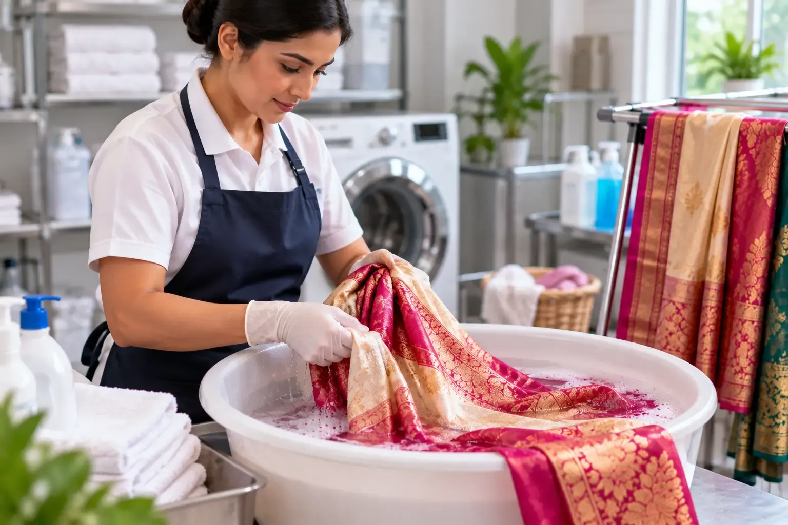 What-Are-the-Risks-of-Washing-a-Silk-Saree-at Home