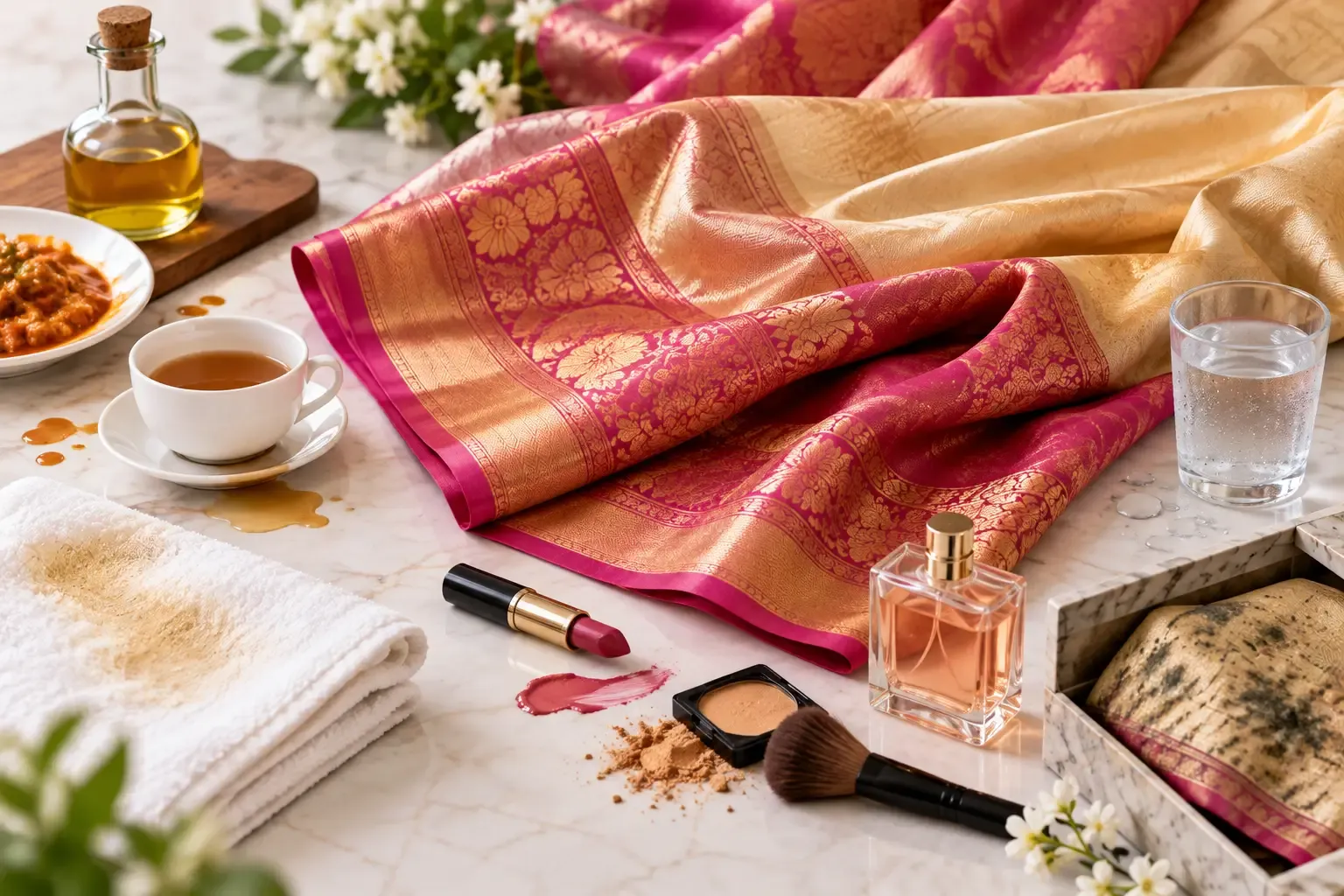 What-Types-of-Stains-Can-Affect-Silk-Sarees